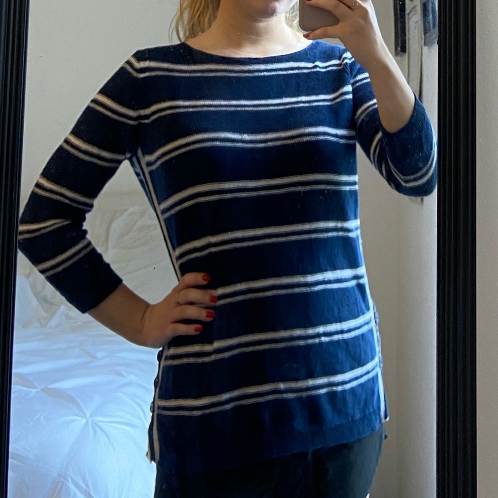 Talbots striped sweater